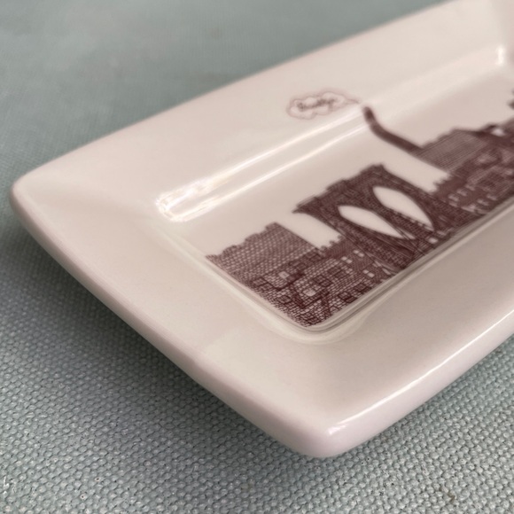Fishs Eddy Brooklyn Ceramic Tray Dish Jordan Awan NYC - Picture 10 of 12